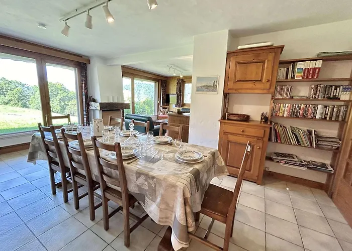 4 Pieces + - 8 Couchages Avec Jardin Et Terrasse - - Fr-1-597-22 Megève